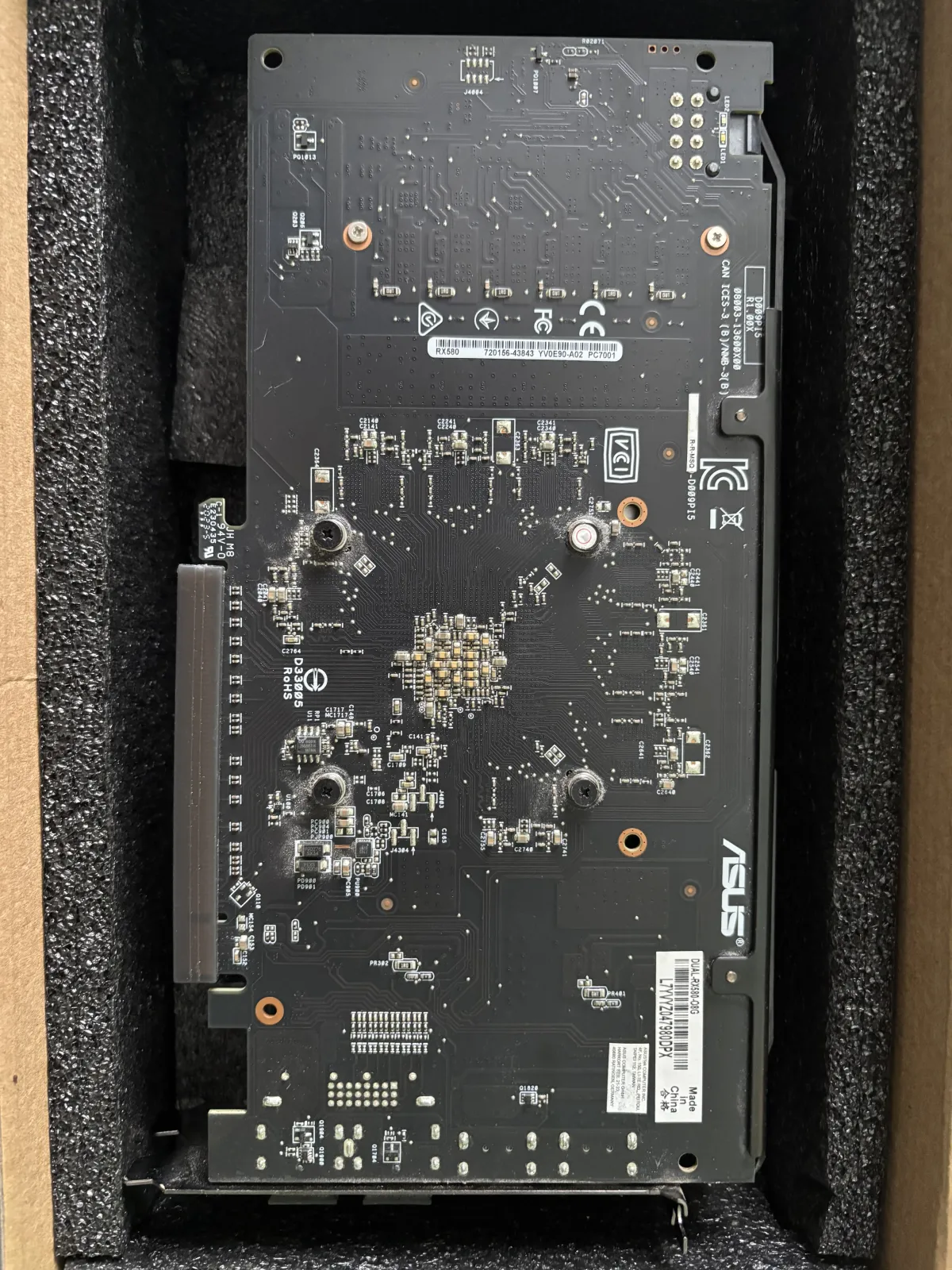 Відеокарта ASUS rx580 